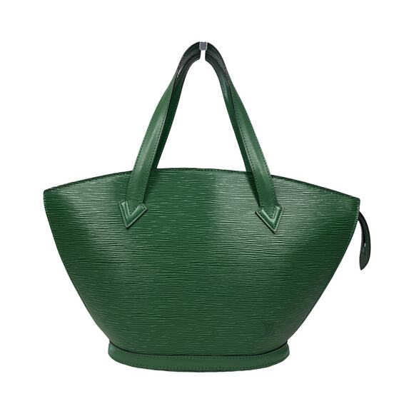 Louis Vuitton Saint Jacques Green Epi Leather Tote Authentic Vintage Bag - Picture 1 of 14